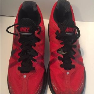 Nike Lunarmx + Running Training Shoes Size 7.5 Red